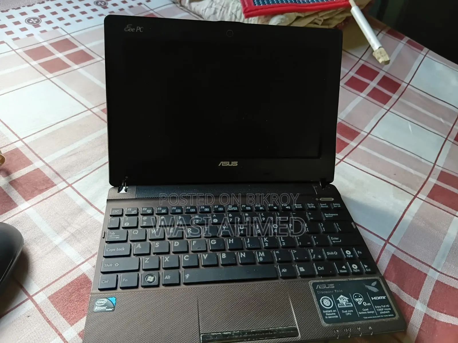 Laptop Asus Eee PC 1015CX 2GB Intel Core Ultra 7 HDD 512GB