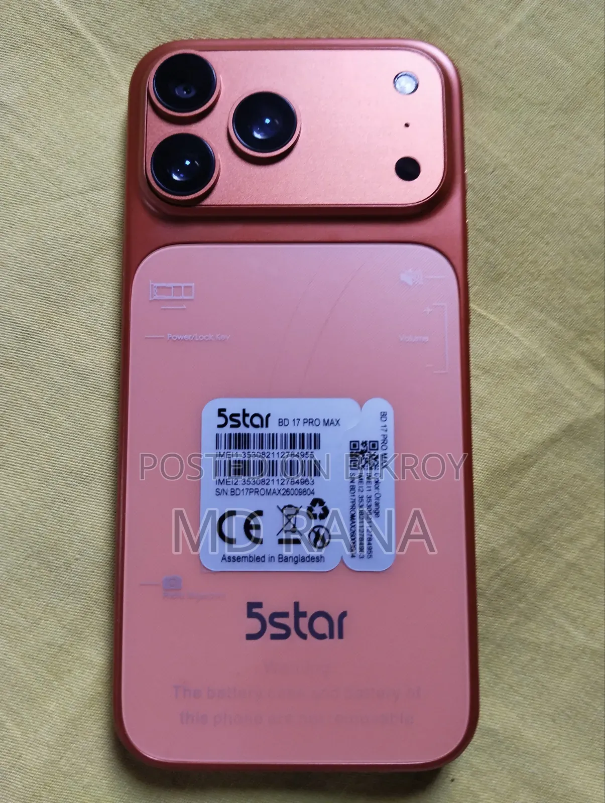 New 5Star 17 Pro Max 128 GB Bronze