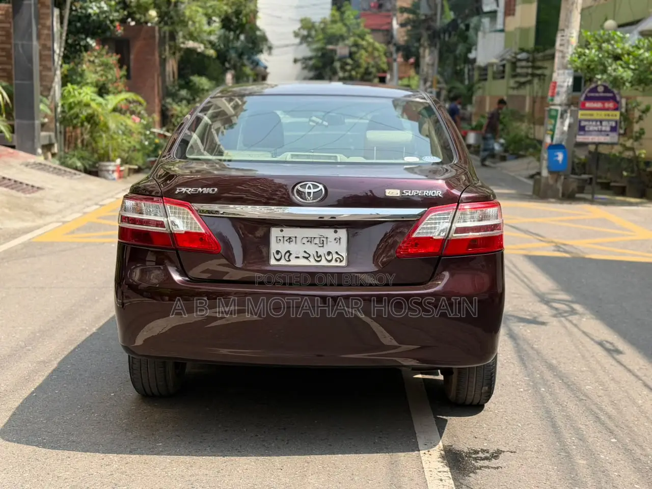 টয়োটা প্রমিও ১.৫ ফ্রন্ট হুইল ড্রাইভ ২০১১ মেরুন