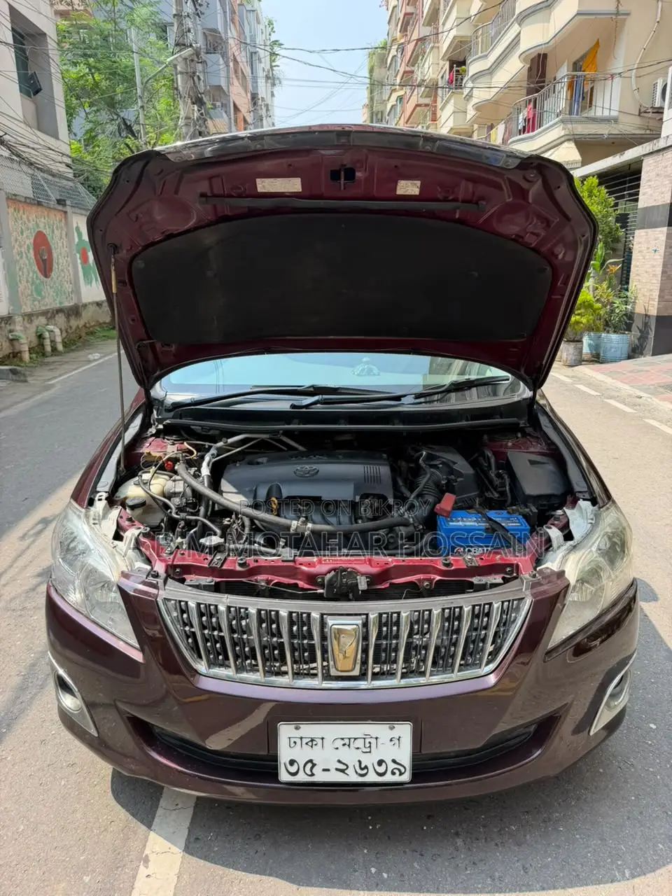 টয়োটা প্রমিও ১.৫ ফ্রন্ট হুইল ড্রাইভ ২০১১ মেরুন