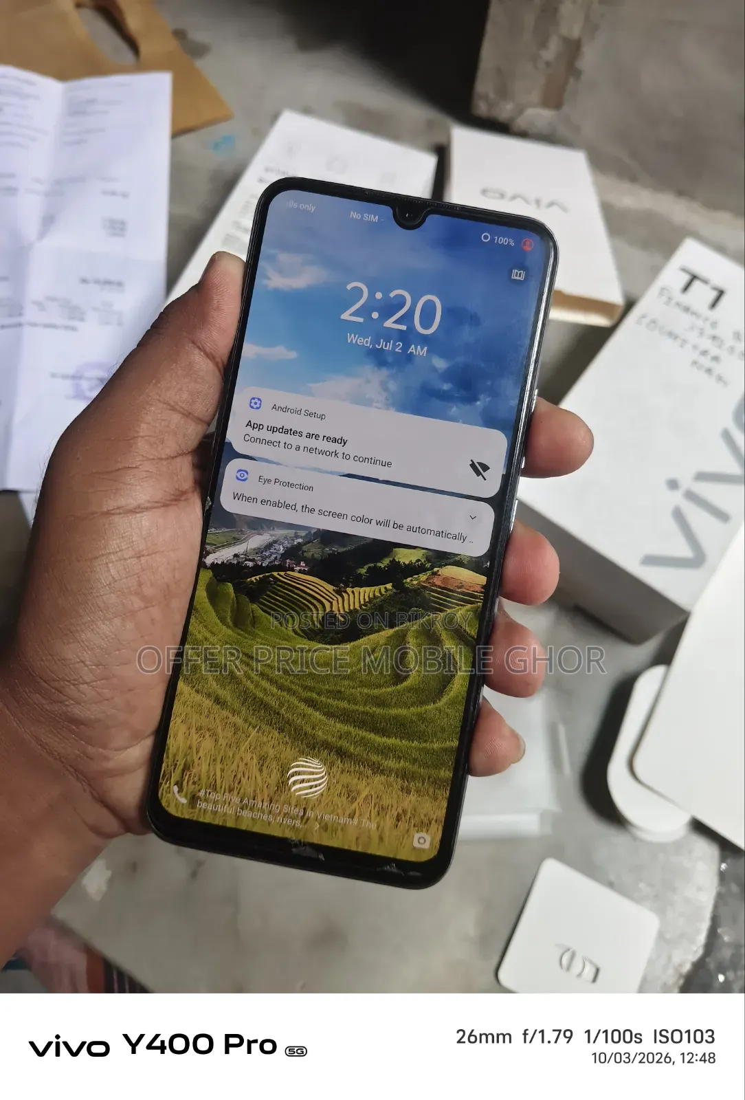 Vivo T1x (India) 128 GB White