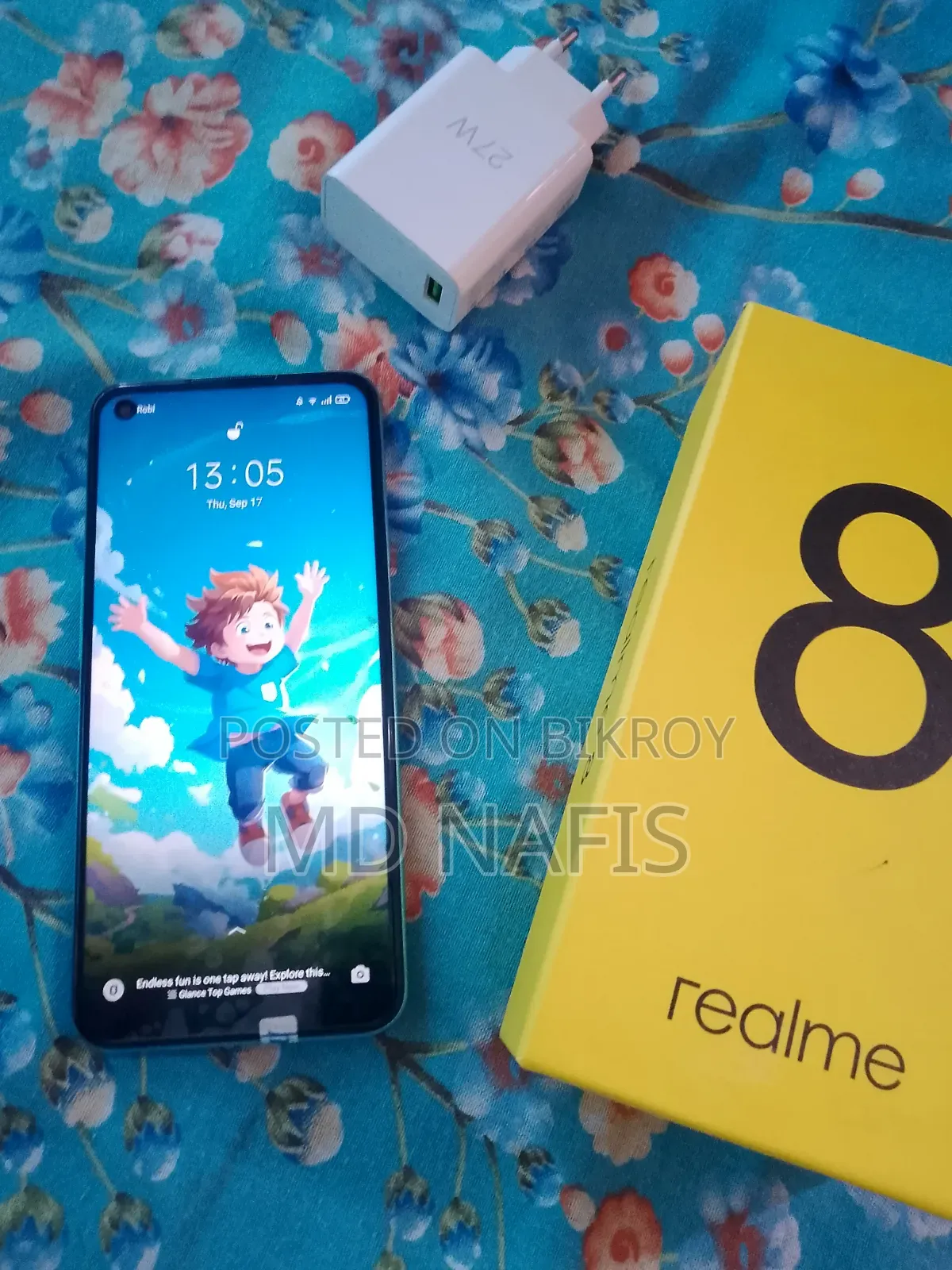 New Realme 8 5G 128 GB Blue