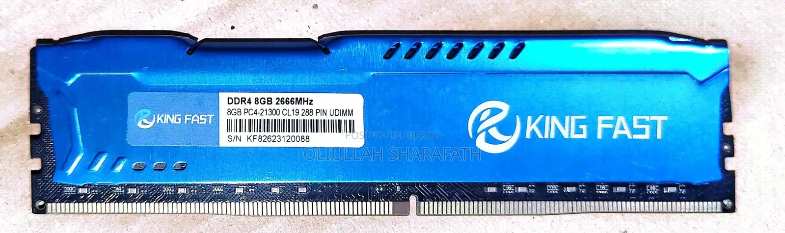 KingFast 8GB DDR4 2666MHz Desktop RAM