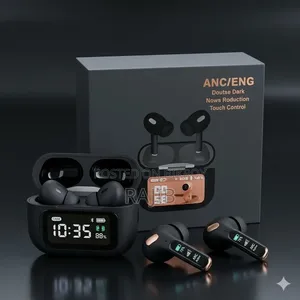 🎧 E9 Pro Touch Control Calling Display AirPods (Black)
