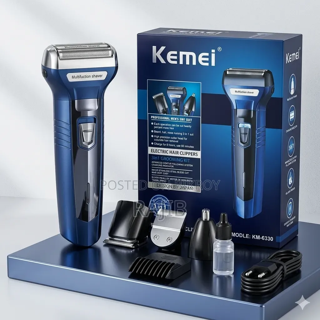 Kemei KM-6330 3-in-1 Grooming Kit – Your Personal