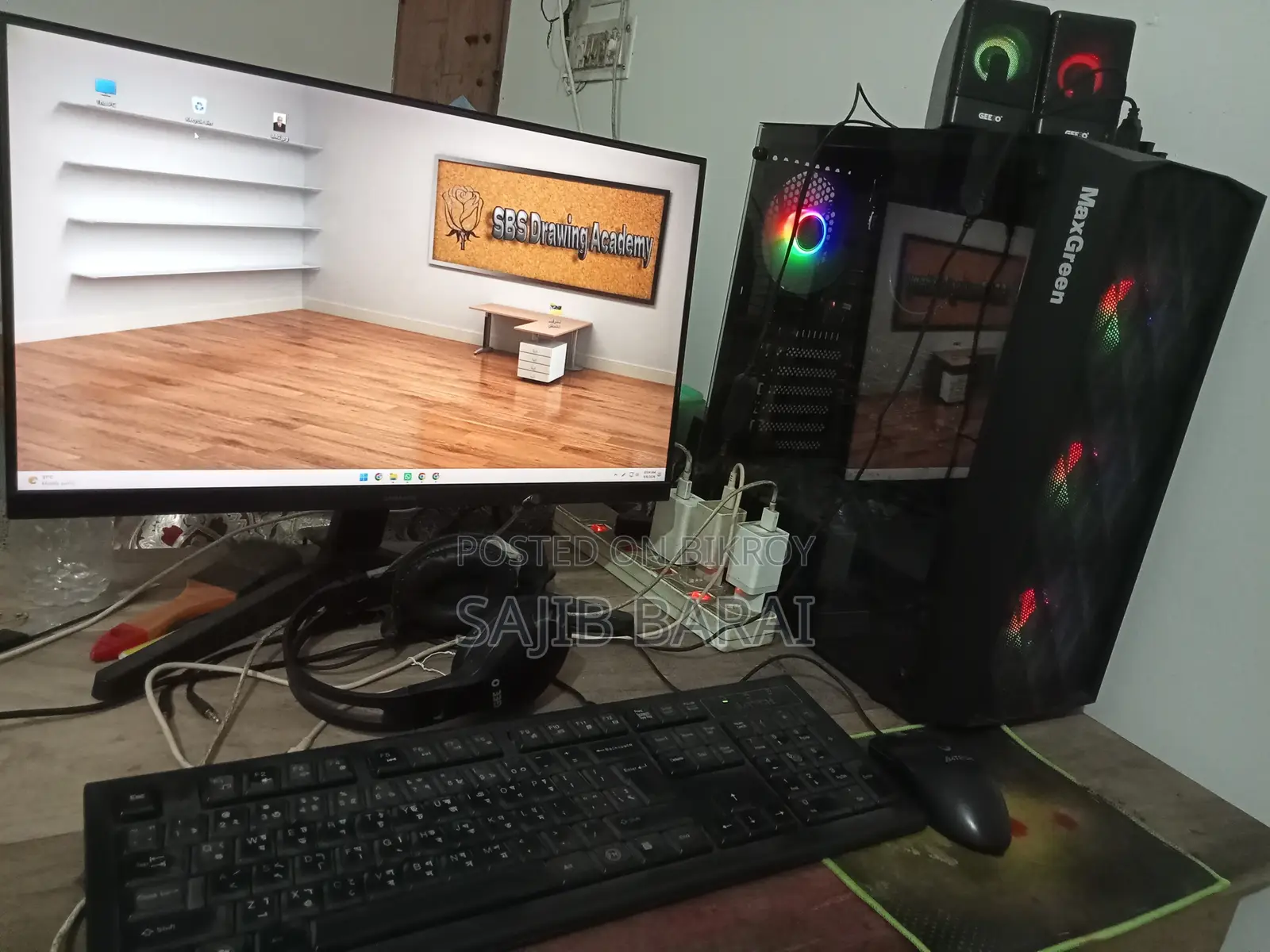 Desktop Computer MSI model 16GB Intel Core i5 SSD 500GB