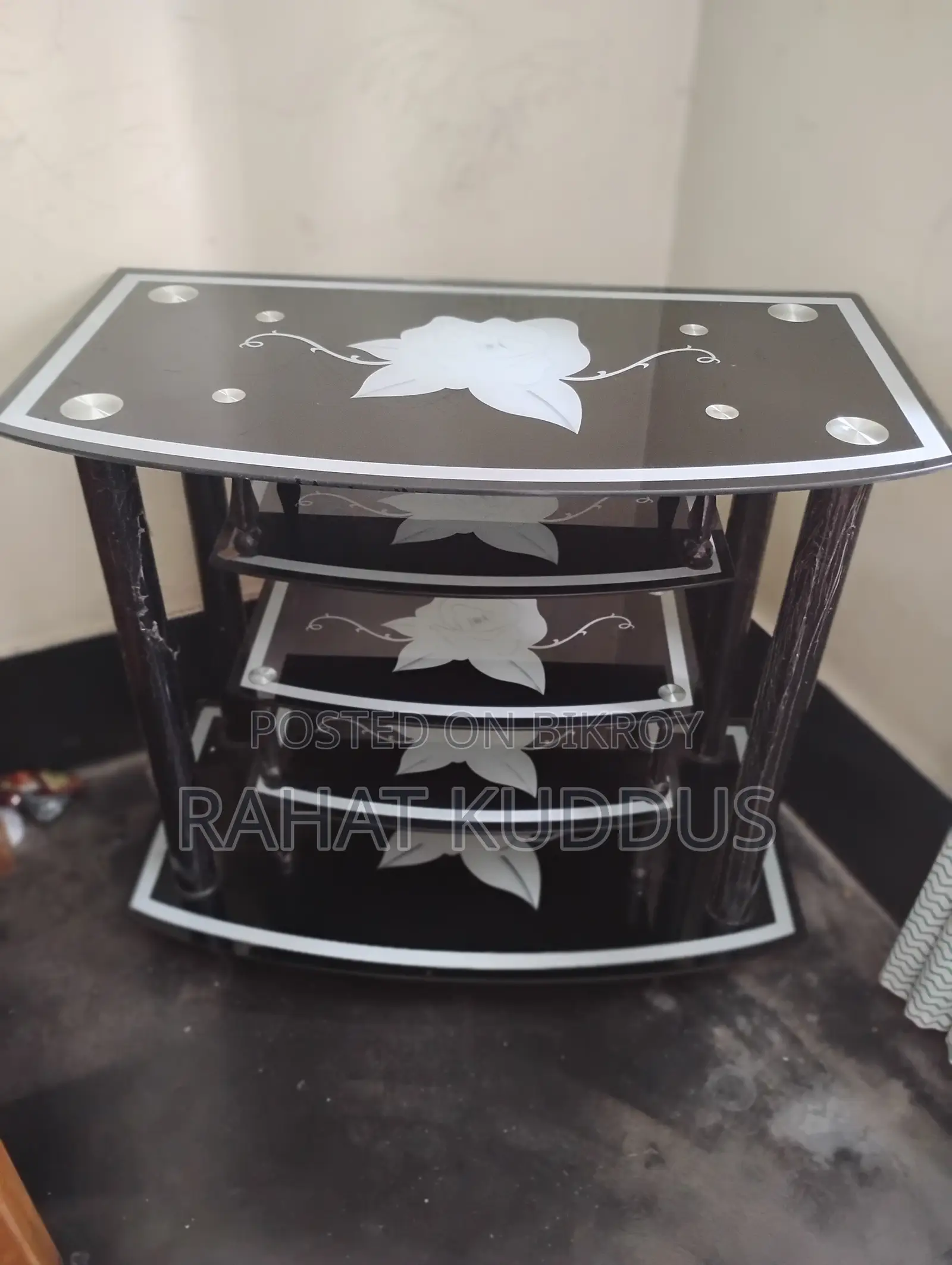 Glass TV Stand