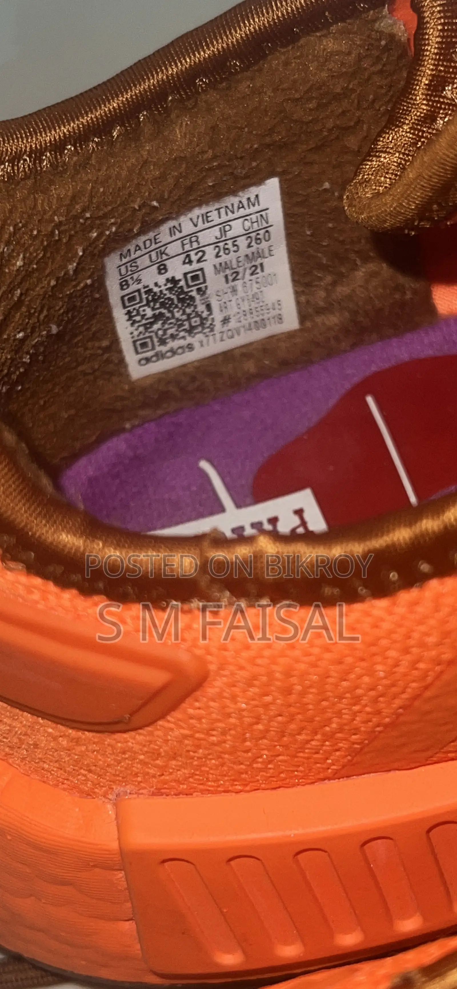 Adidas NMD R1 South Park Kenny Orange Knit Runner Shoes