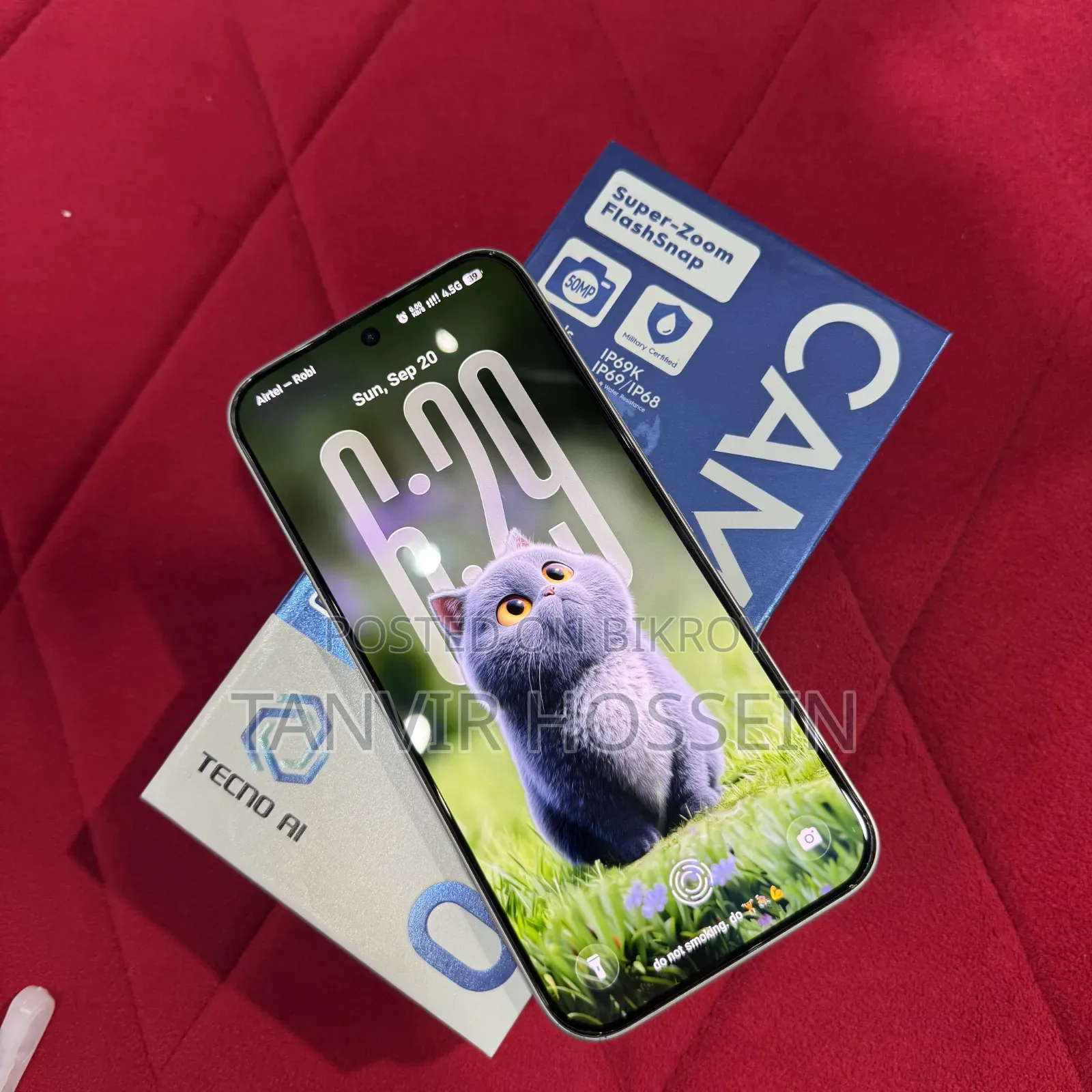 New Tecno Camon 50 256 GB Silver