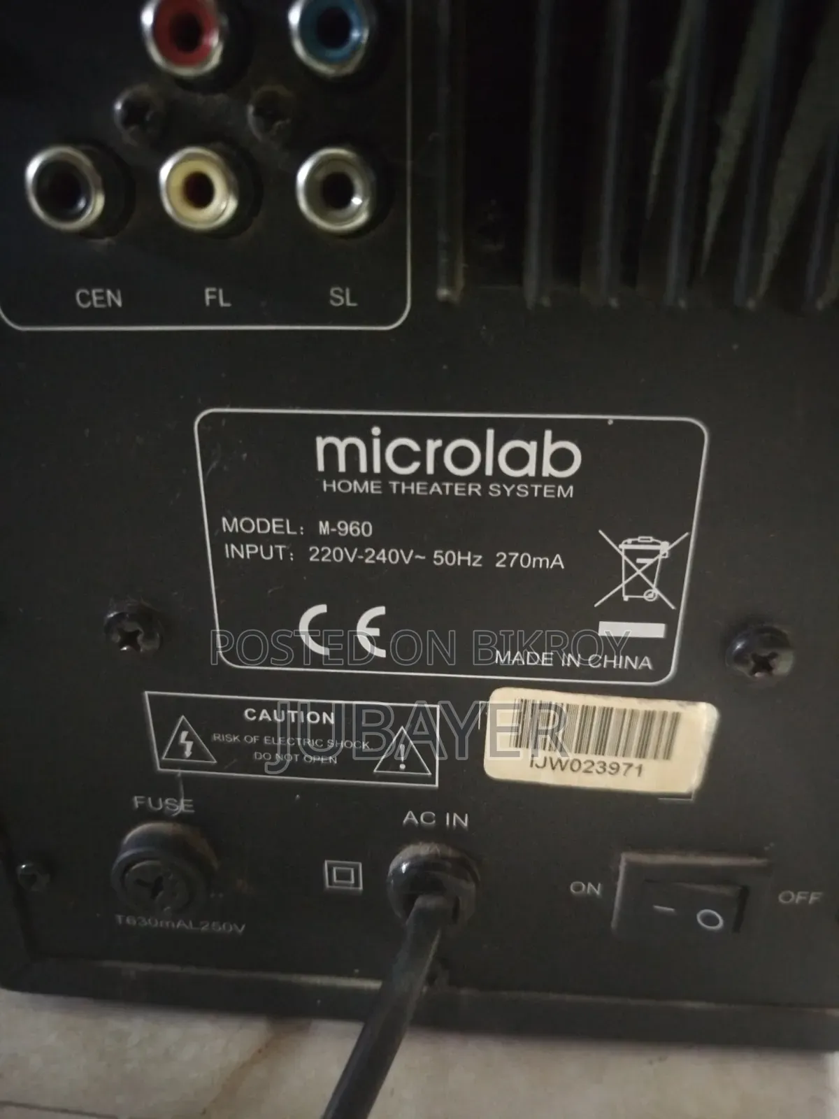 Microlab M960 Home Theater System 5.1 Surround Sound Box Sound System