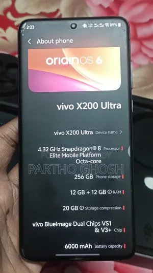 Vivo X200 Ultra 256 GB Black