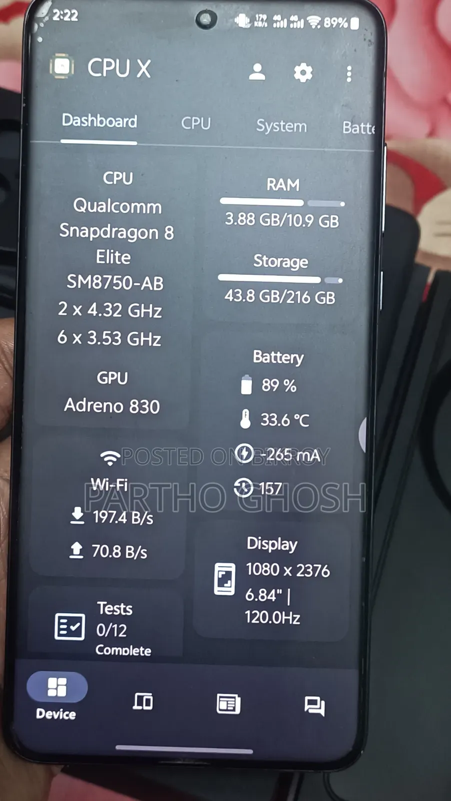 Vivo X200 Ultra 256 GB Black