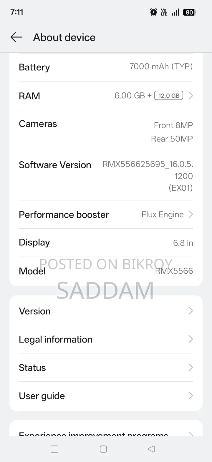 Realme C85 5G 128 GB Black