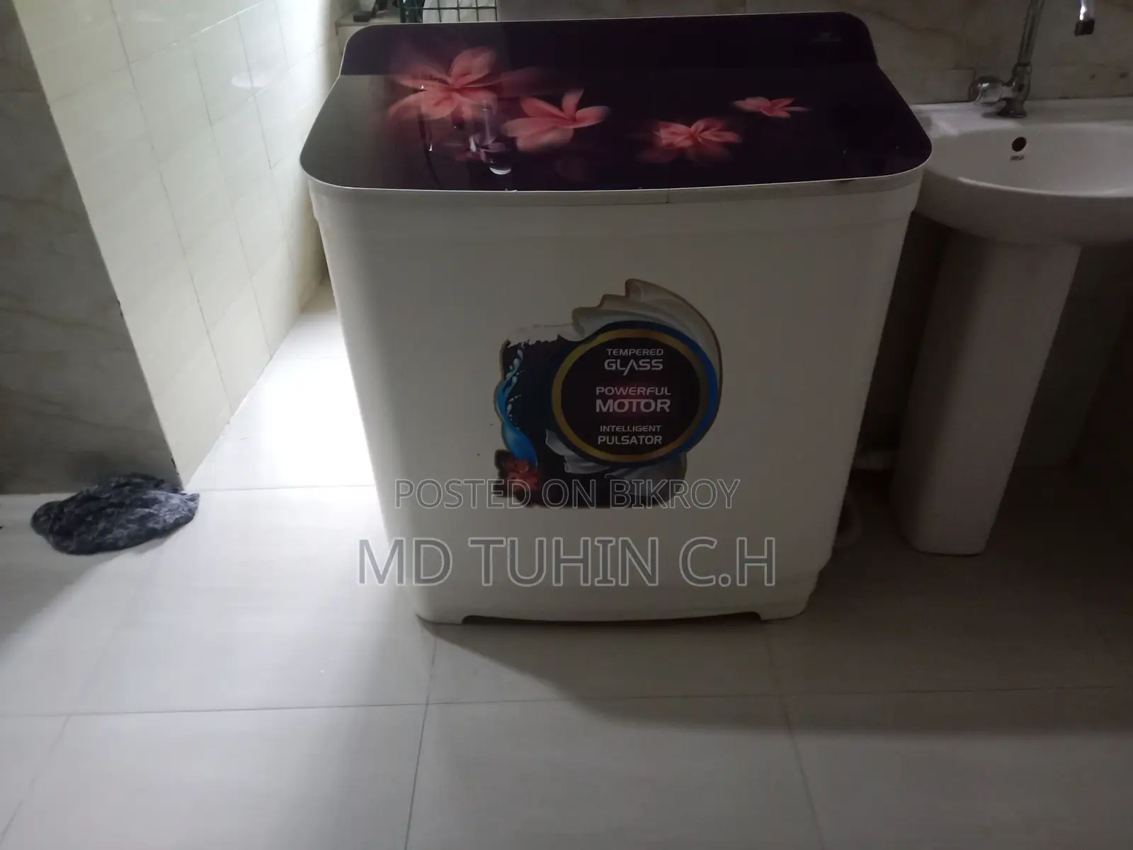 ওয়ালটন সেমি-অটোমেটিক টুইন টাব ওয়াশিং মেশিন ৯ কেজি