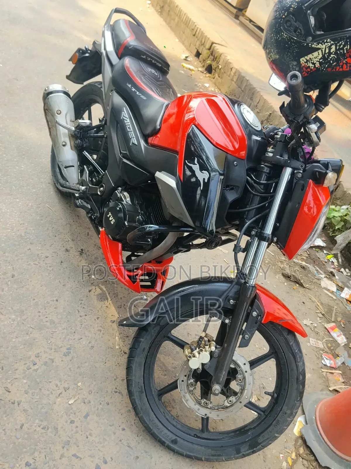 টিভিএস রাইডার ১২৫ ২০২৪ রেড
