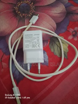 স্যামসাং গ্যালাক্সি এ১৭ ১৫ ওয়াট অরিজিনাল চার্জার