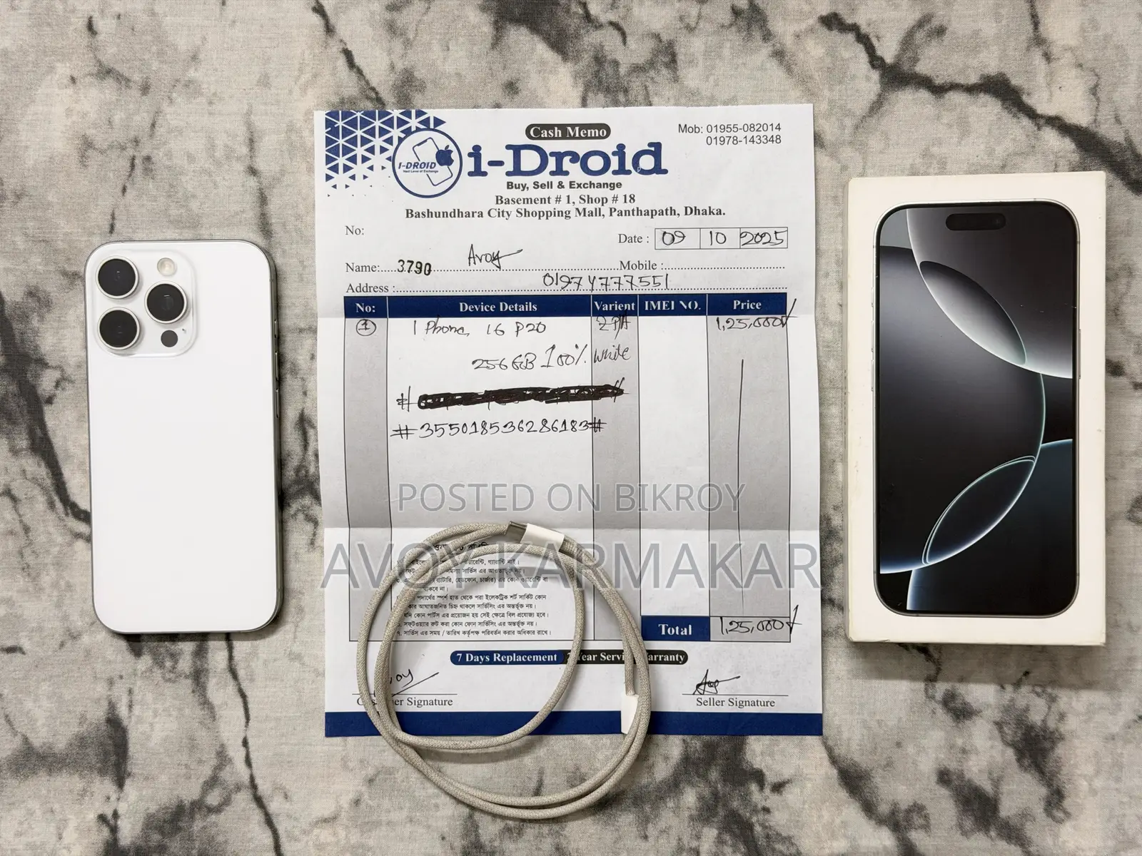 Apple iPhone 16 Pro 256 GB White