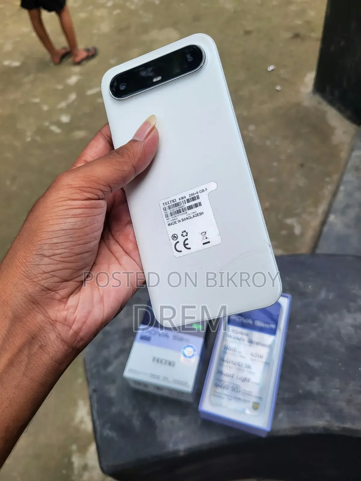 Tecno Pova Slim 5G 256 GB White