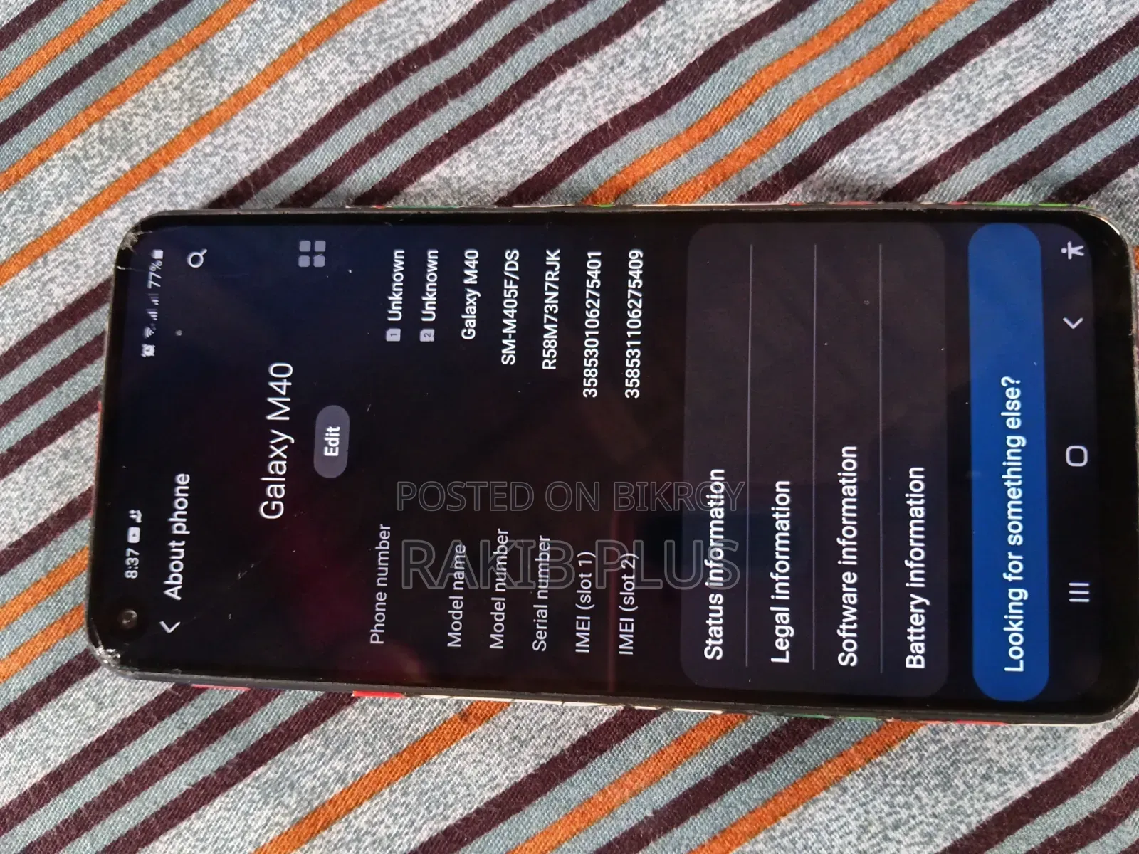 Samsung Galaxy M40 128 GB Blue