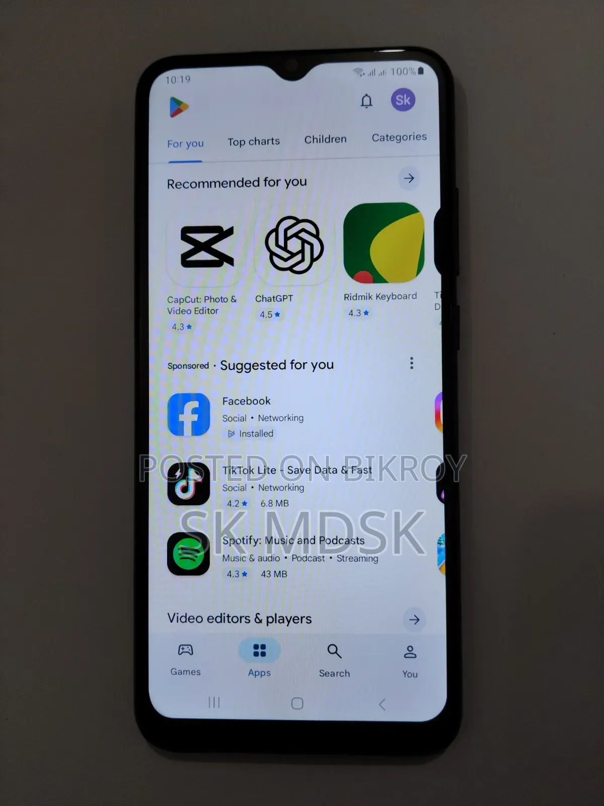 স্যামসাং গ্যালাক্সি এ০৩ ৩২ জিবি নীল
