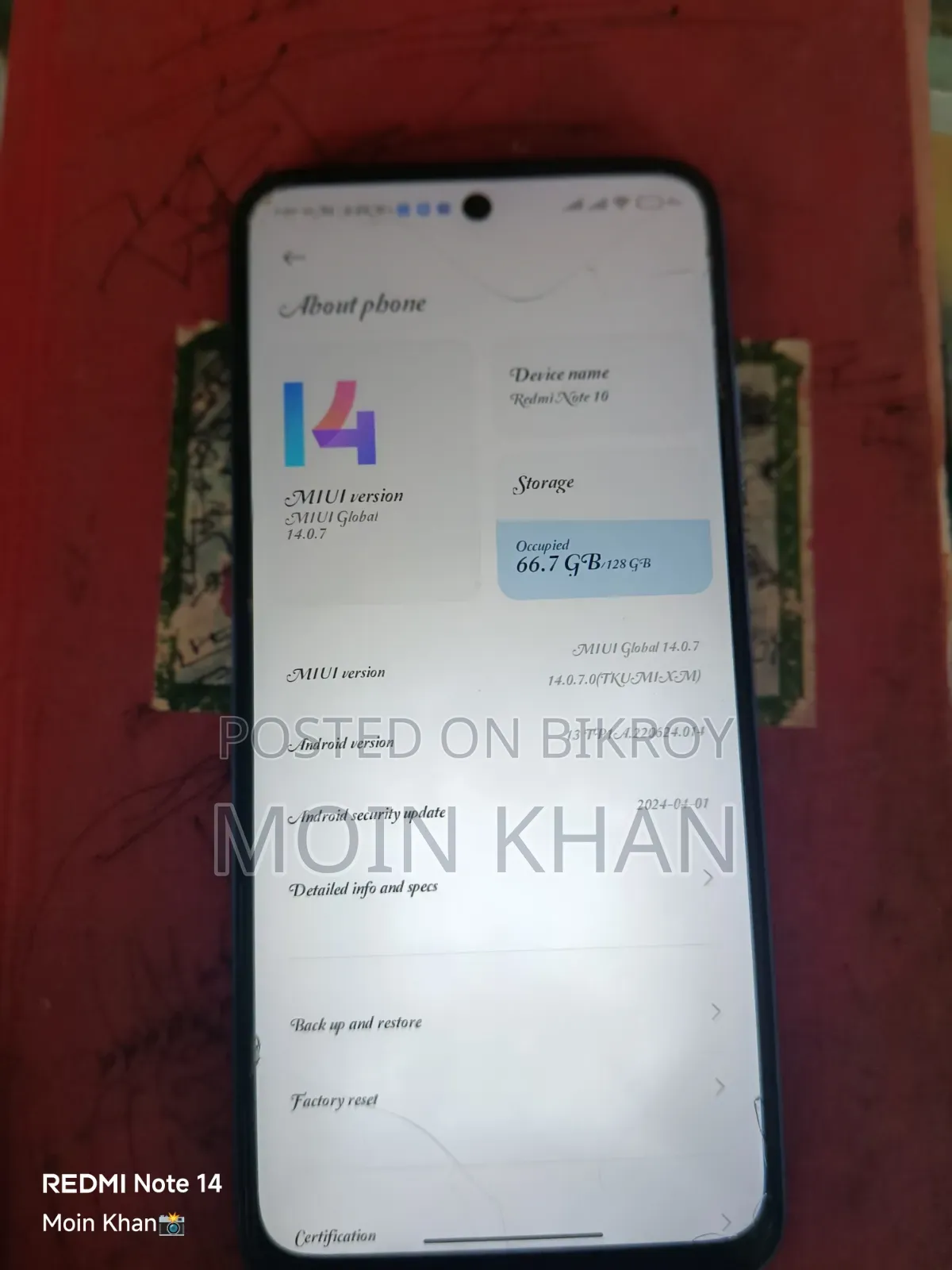 Xiaomi Redmi 10 128 GB Blue