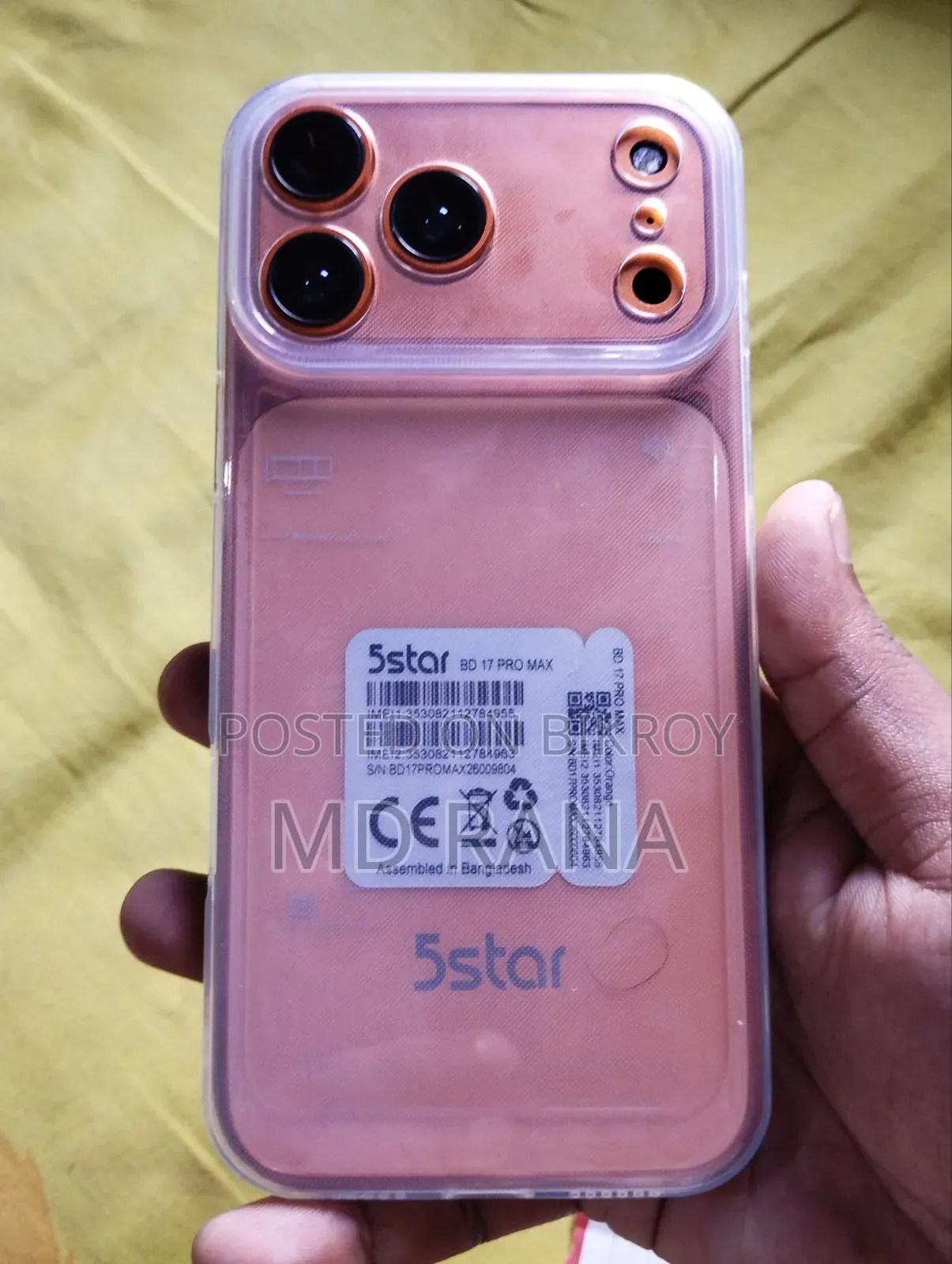 New 5Star 17 Pro Max 128 GB Bronze
