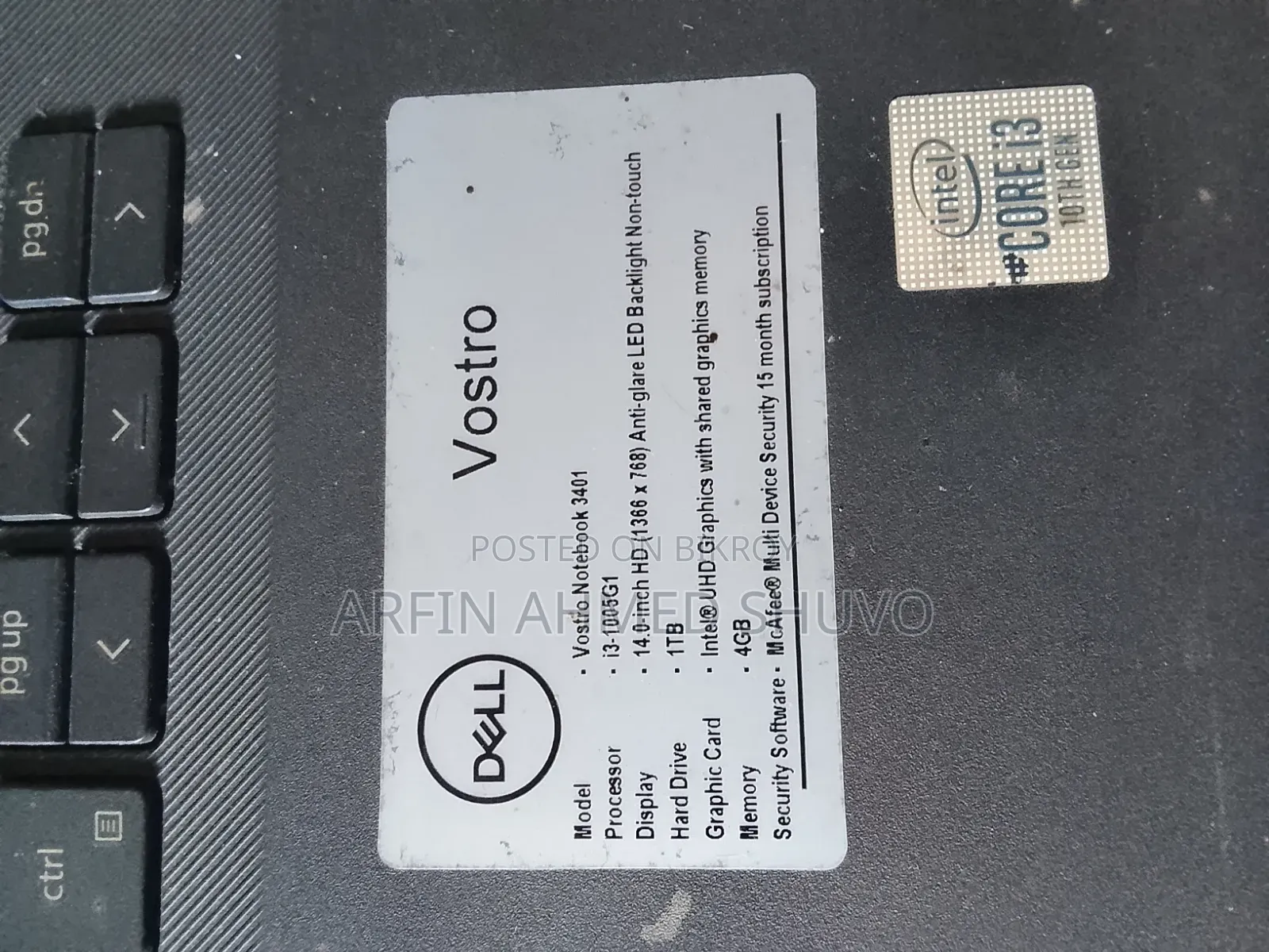 Laptop Dell Inspiron 14 4GB Intel Core i3 SSD 1T