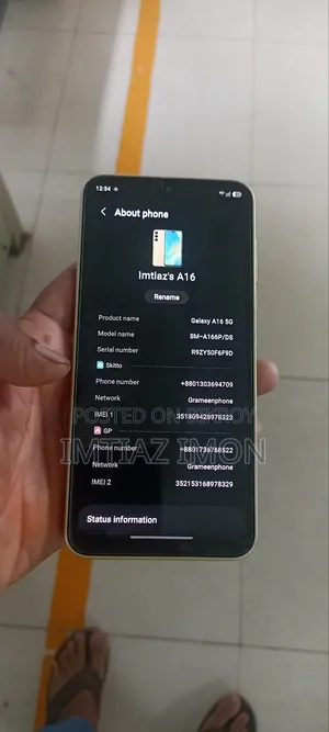 New Samsung Galaxy A16 5G 128 GB Gold