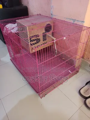 কাঠের প্রজনন বাসা সহ পাখির খাঁচা