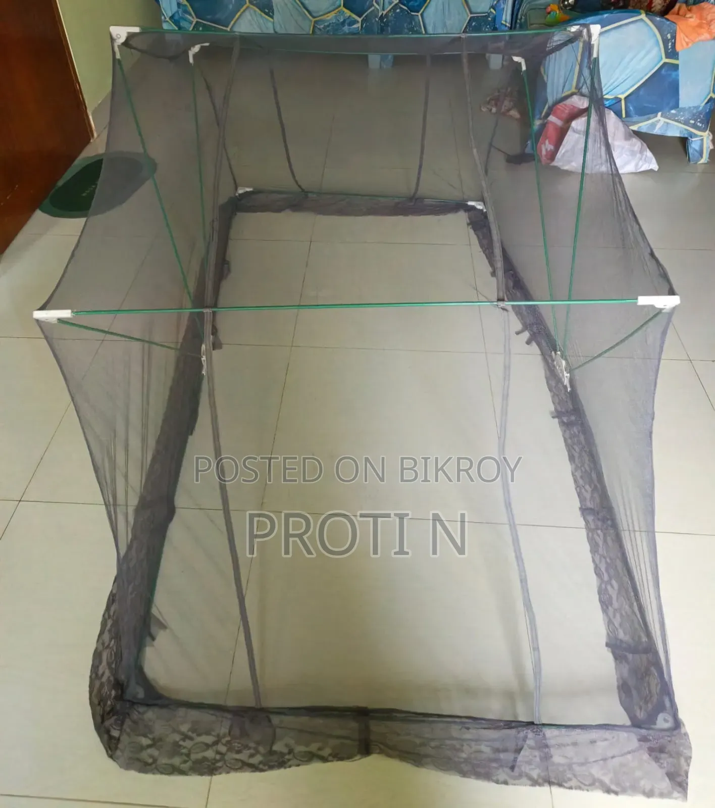 Foldable Standing Mosquito Net, easily foldable, no stand required