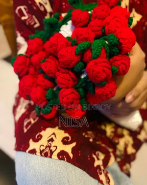 Crochet Rose Bouquet💐
