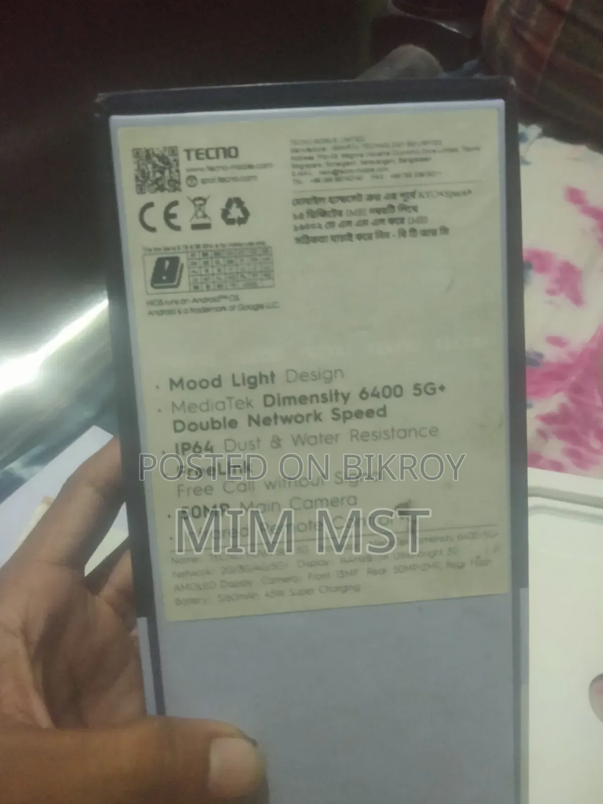 Tecno Pova Slim 5G 256 GB Gray