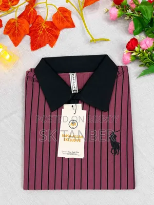 Premium Striped Polo Shirt
