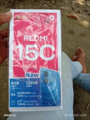 New Xiaomi Redmi Note 15 128 GB Black