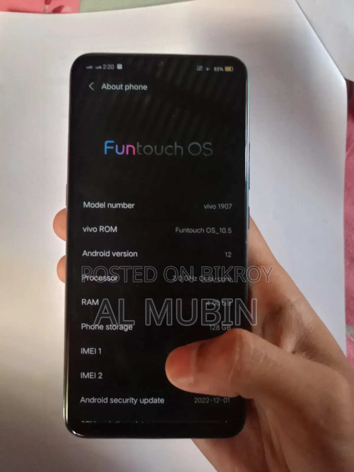 Vivo S1 128 GB Blue