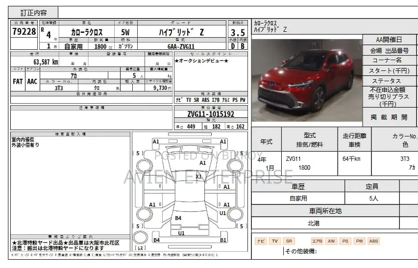Toyota Corolla Cross 1.8 Hybrid FWD 2022 Red