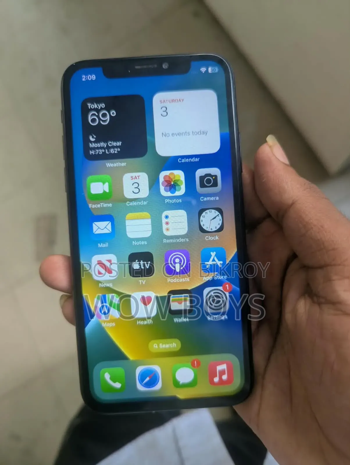 Apple iPhone X 64 GB Black