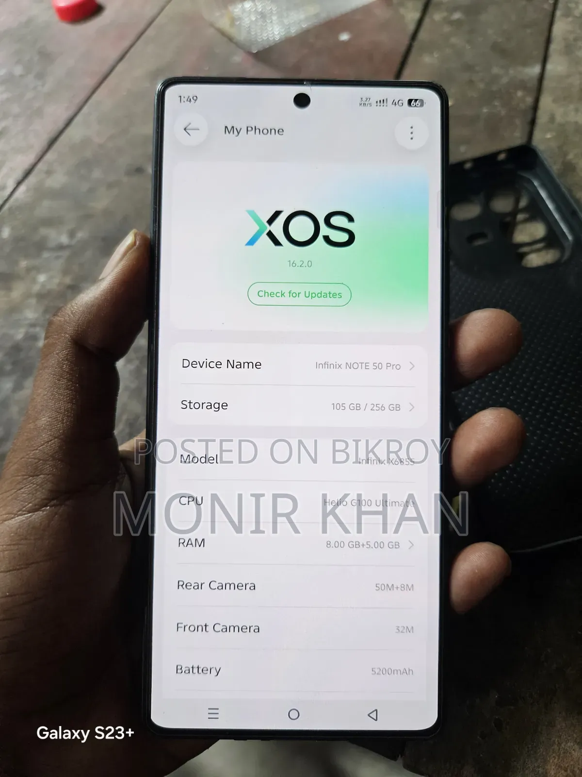 Infinix Note 50 Pro 256 GB Blue