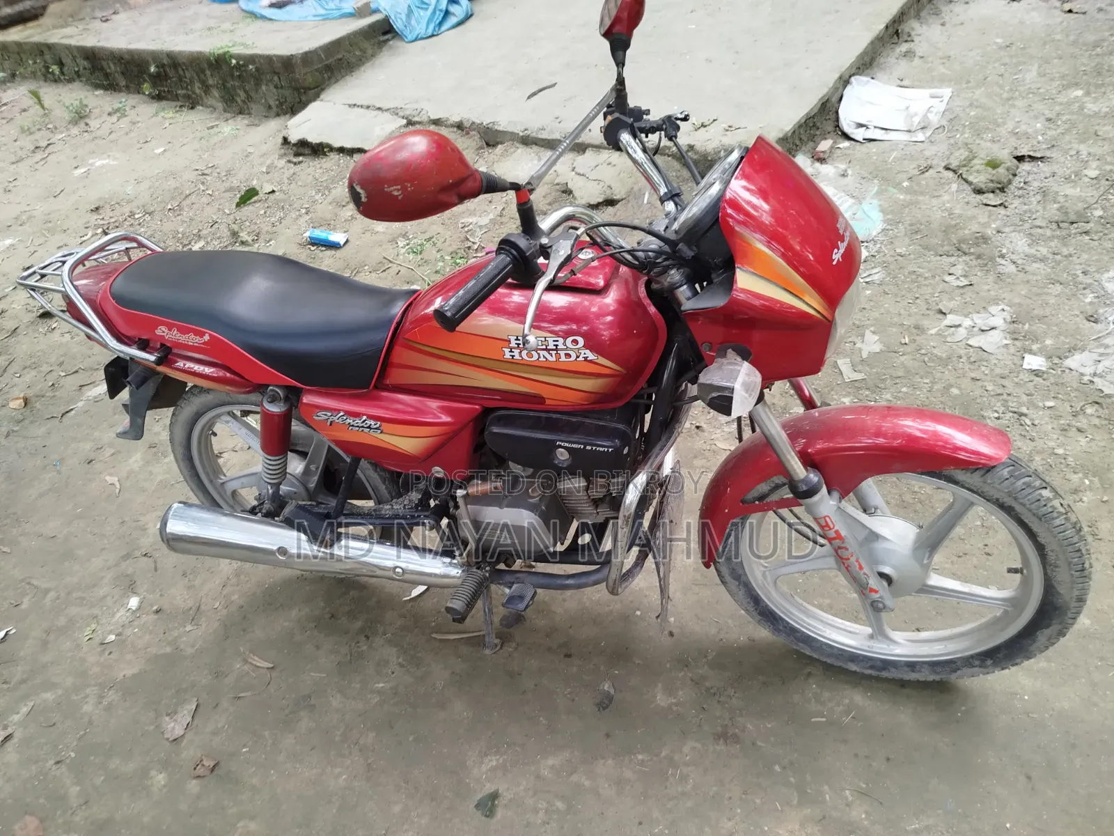 Hero Splendor Pro 2012 Red