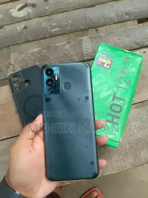 ইনফিনিক্স হট ১২ প্লে ৬৪ জিবি ব্ল্যাক