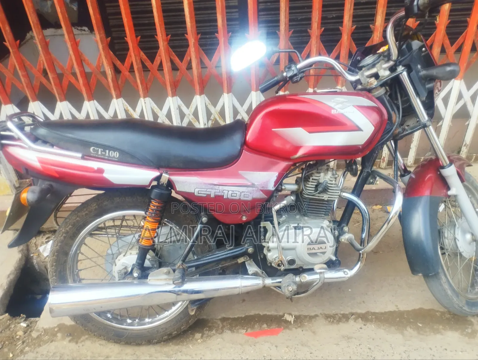 Bajaj CT 100 2016 Red