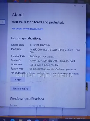 Laptop Lenovo ThinkPad X250 8GB Intel Core i7 SSD 128GB
