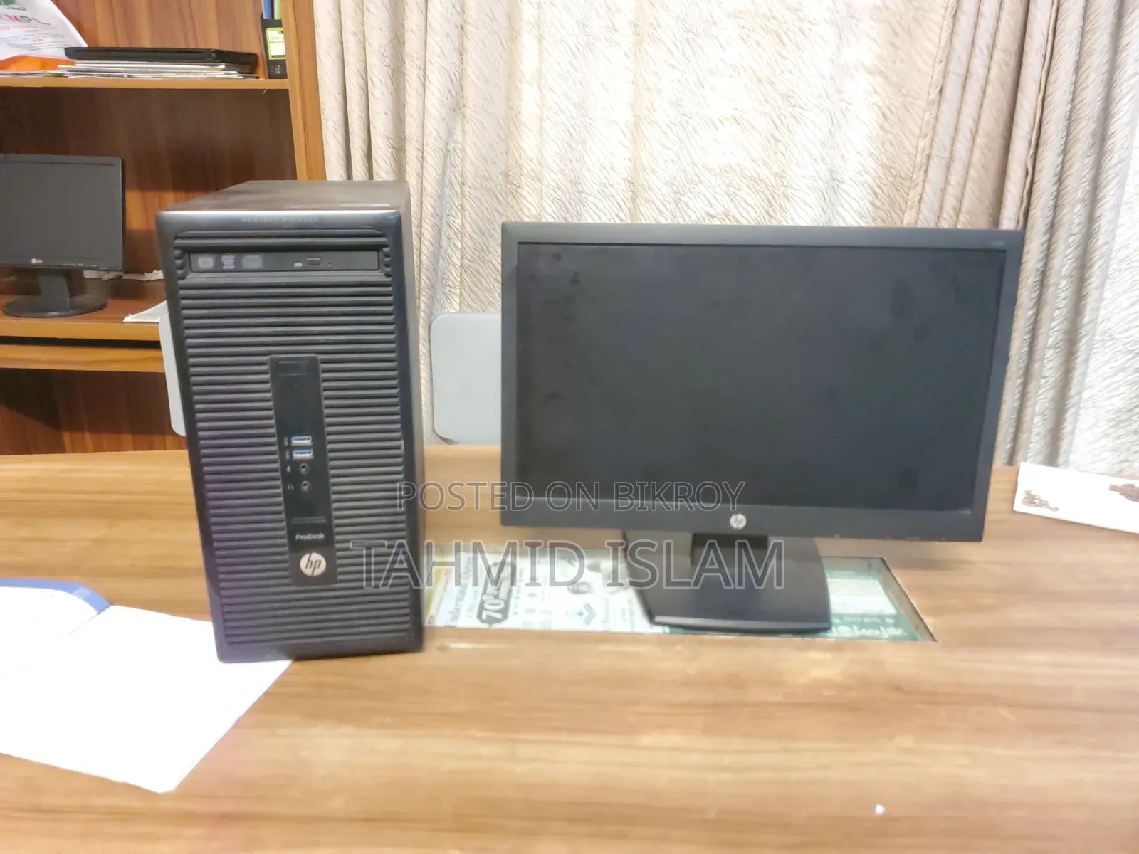 Desktop Computer HP EliteDesk 705 8GB Intel Core i5 SSD 128GB