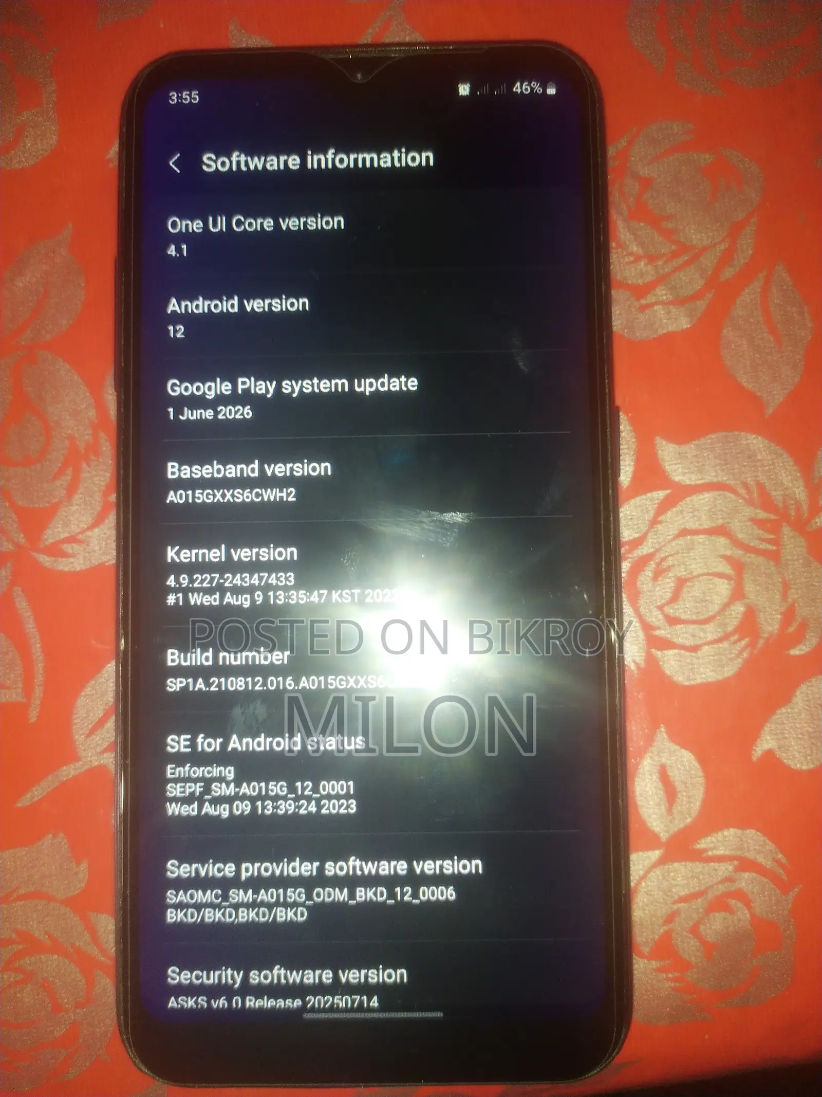 Samsung Galaxy A01 16 GB Blue