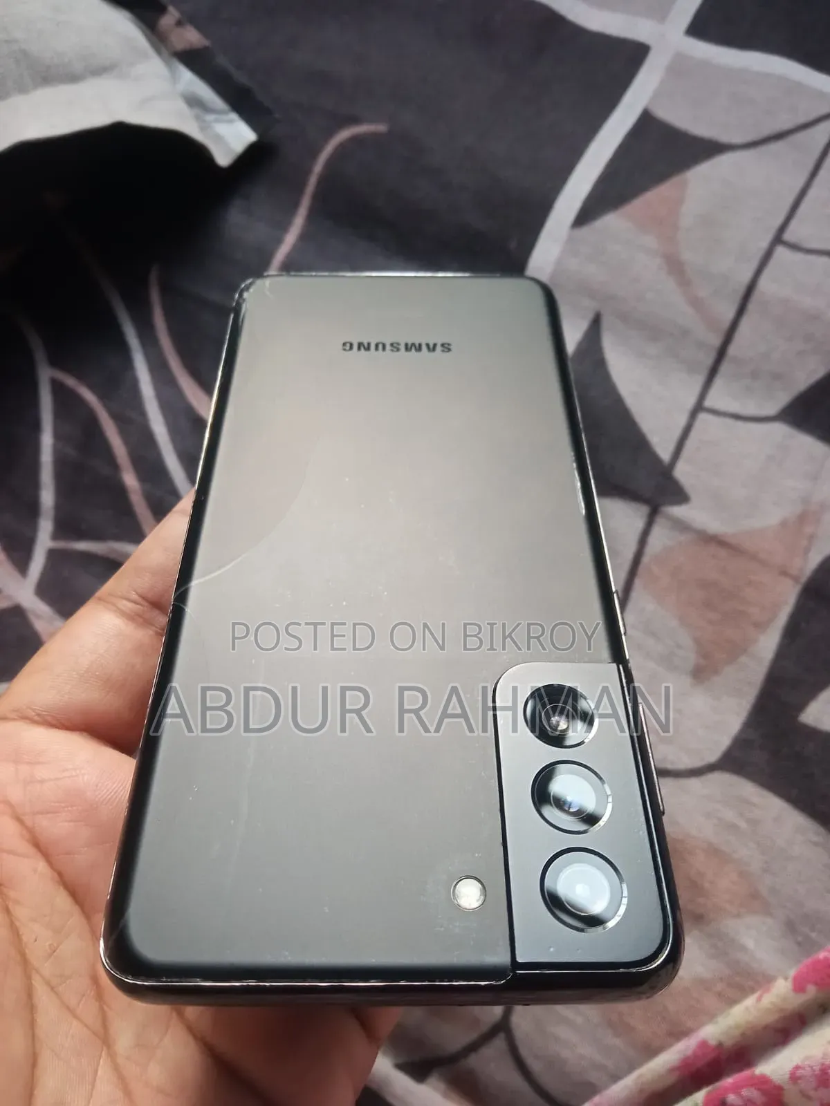 স্যামসাং গ্যালাক্সি এস২১ প্লাস ৫জি ২৫৬ জিবি ব্ল্যাক