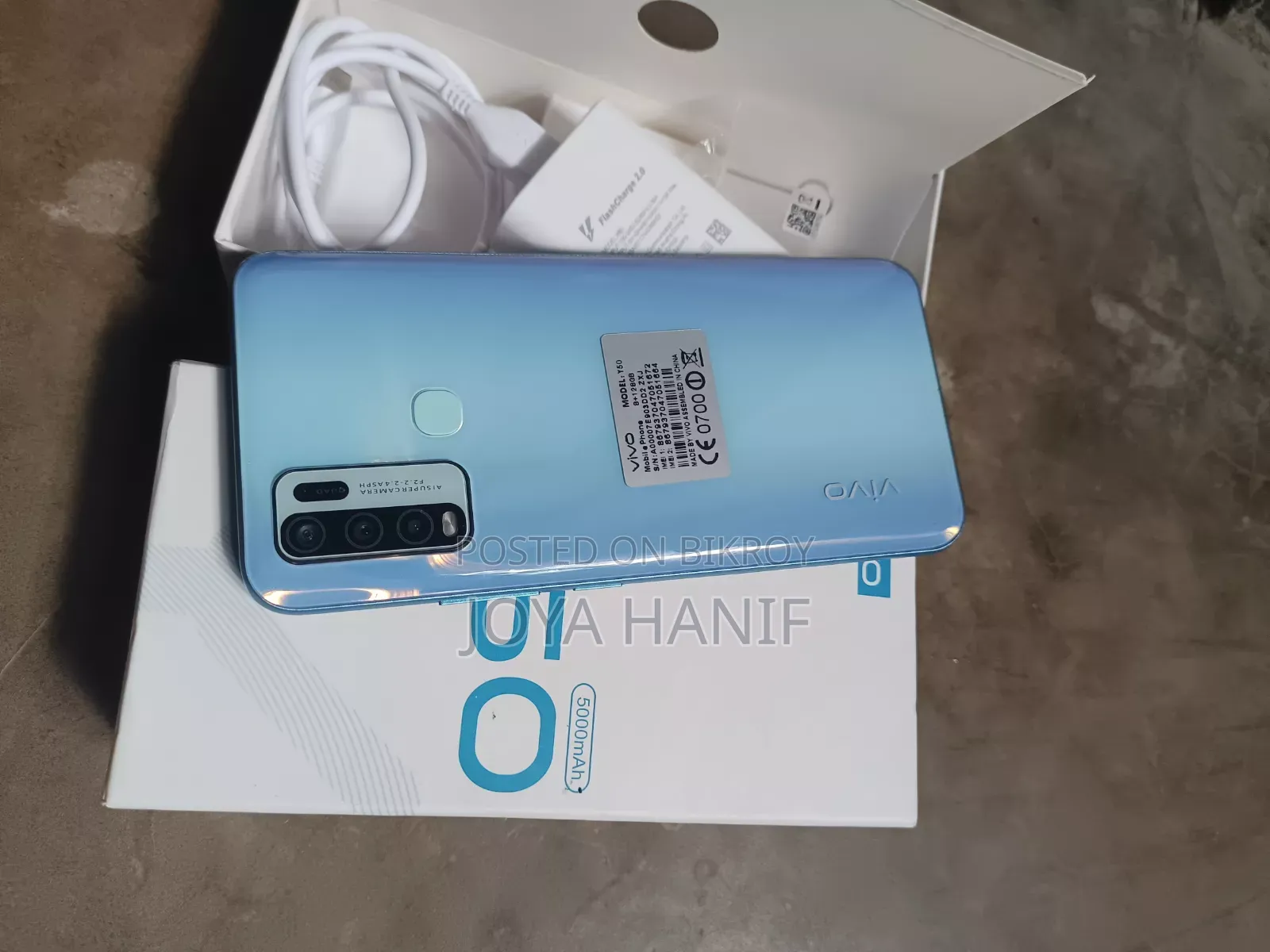 Vivo Y50 128 GB Blue