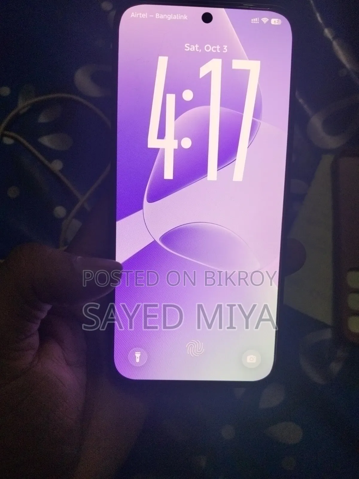 ইনফিনিক্স হট ৬০ প্রো ১২৮ জিবি ব্ল্যাক