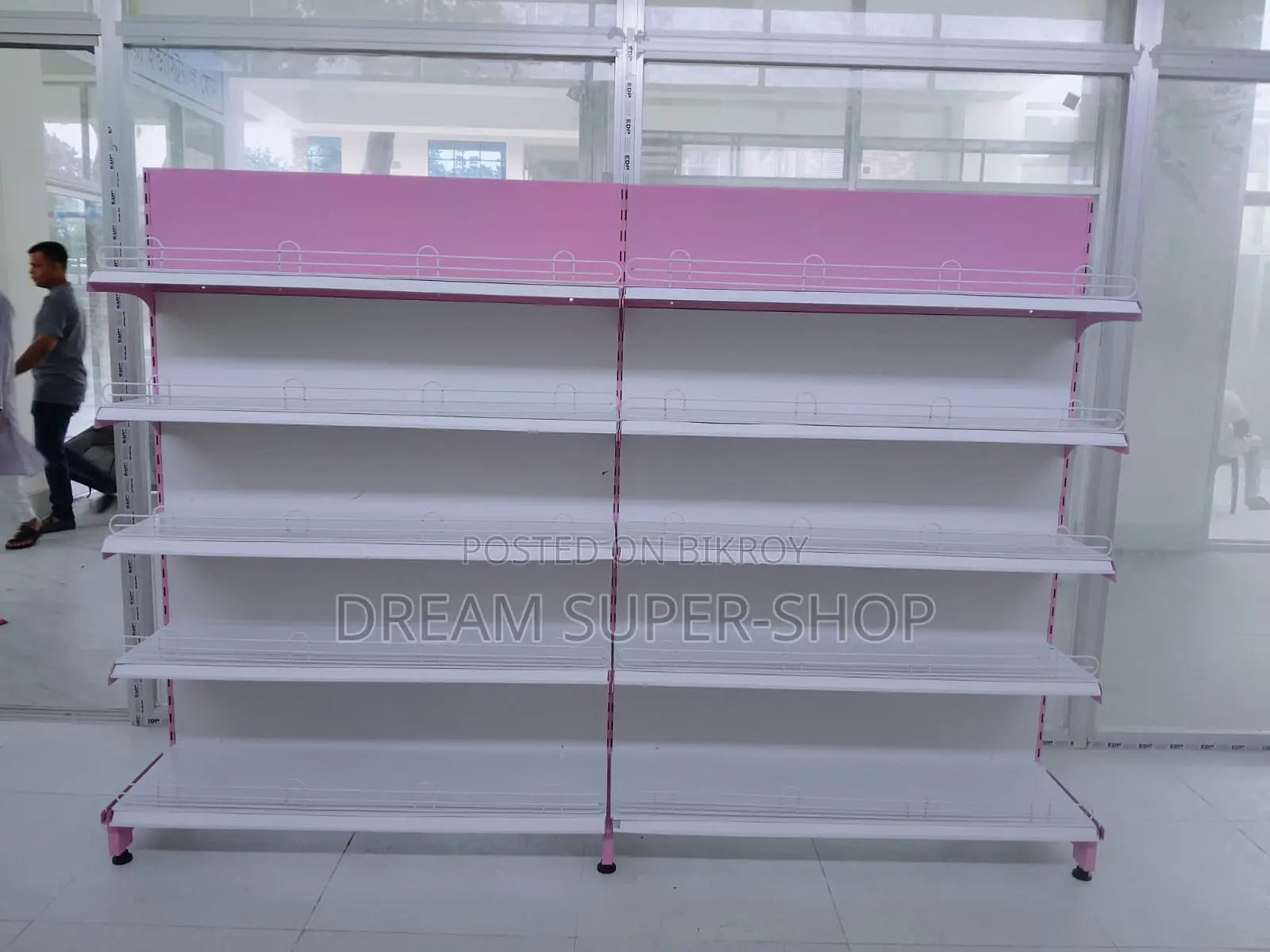 Premium Grocery Display Rack | Wall Gondola Rack for Super Shop