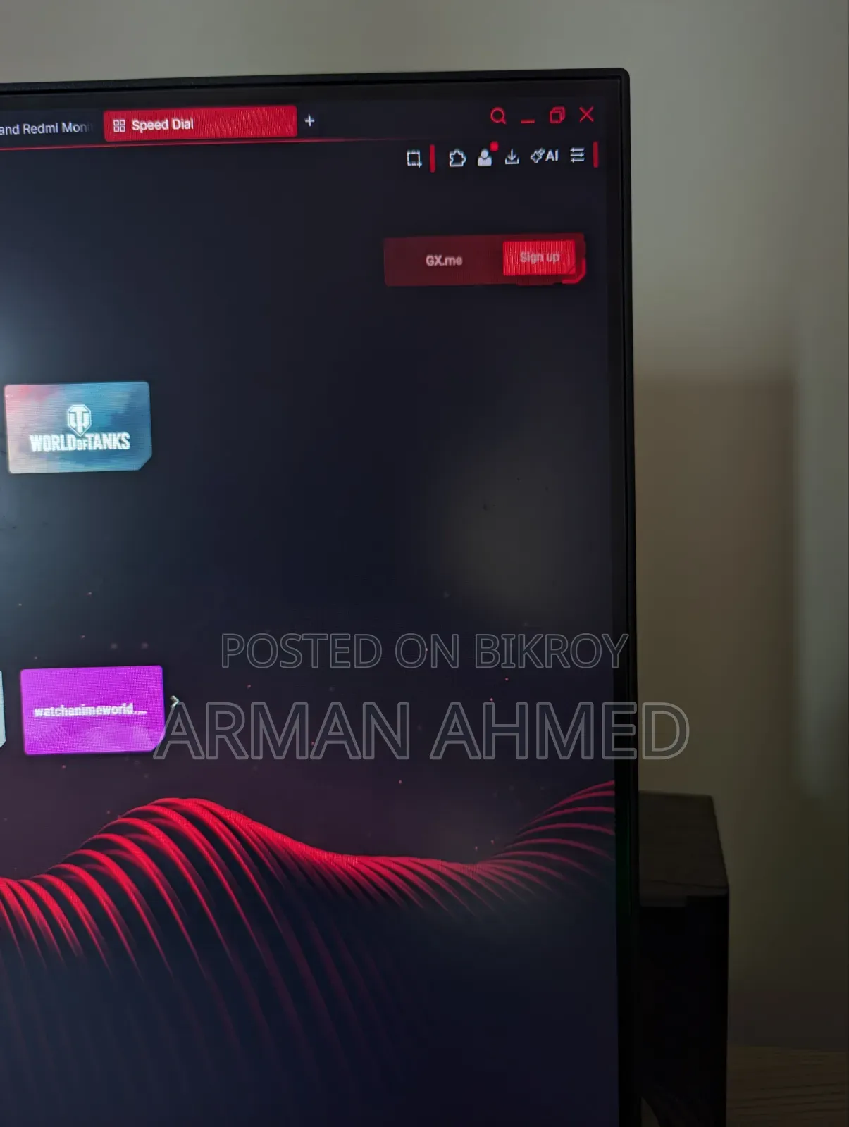 27" Monitor Xiaomi Super Fresh Like New