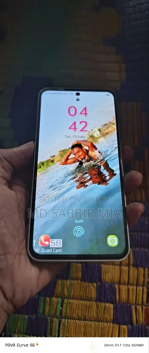 স্যামসাং গ্যালাক্সি এ৩৬ ১২৮ জিবি সিলভার
